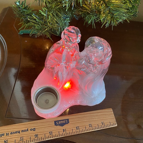 Heritage Mint Northern Lights Collection Holiday Acrylic Ice Sculptures Nativity - Picture 15 of 17